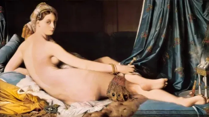 Framed Print : La Grande Odalisque Framed Print : La Grande Odalisque