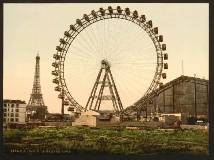 Framed Print : La grande rue (i. e. roue), Paris, France Framed Print : La grande rue (i. e. roue), Paris, France