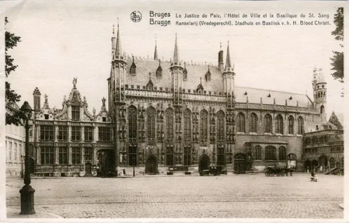 Framed Print : La Justice de Paix, lHotel de Ville & La Basillique du St Sa Framed Print : La Justice de Paix, lHotel de Ville & La Basillique du St Sa