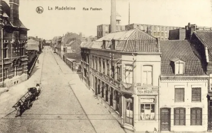 Framed Print : La Madeleine, Belgium - Rue Pasteur Framed Print : La Madeleine, Belgium - Rue Pasteur