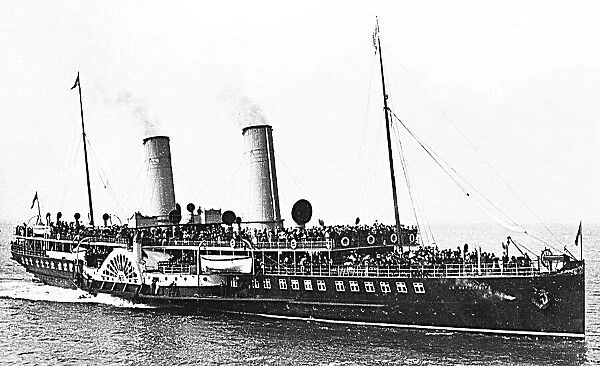 La Marguerite paddle steamer at Llandudno