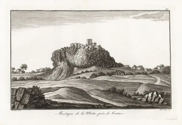 Framed Print : La Motte mountain, near Catania, Sicily Framed Print : La Motte mountain, near Catania, Sicily