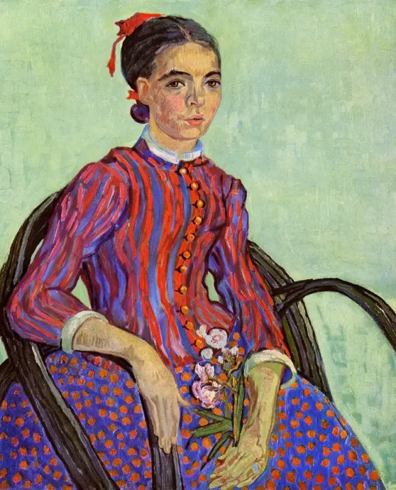 Framed Print : La Mousme, by Van Gogh Framed Print : La Mousme, by Van Gogh