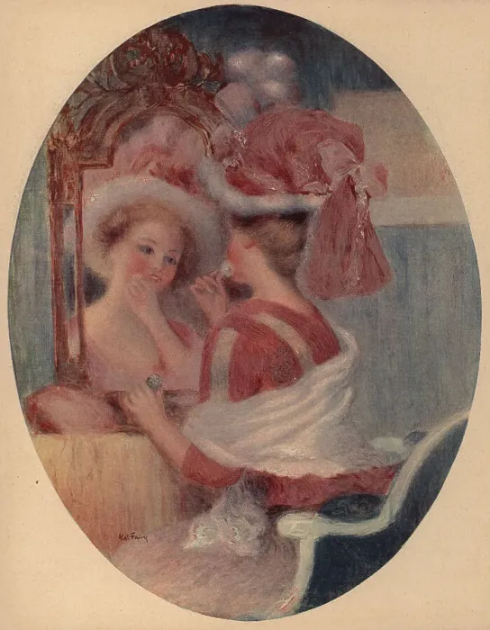 Framed Print : La Petite Poudreuse, The Little Powder Framed Print : La Petite Poudreuse, The Little Powder
