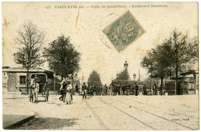 Framed Print : La Porte de St Ouen, Boulevard Bessieres, Paris, France Framed Print : La Porte de St Ouen, Boulevard Bessieres, Paris, France