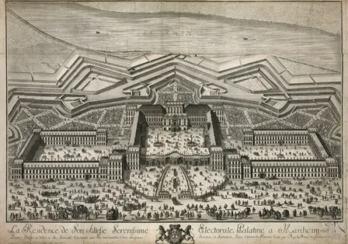 Framed Print : La residence de son altesse serenissime electorale, palatine Framed Print : La residence de son altesse serenissime electorale, palatine
