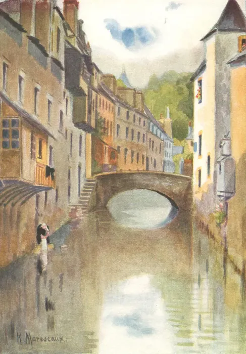 Framed Print : La Riviere Quimperle Framed Print : La Riviere Quimperle
