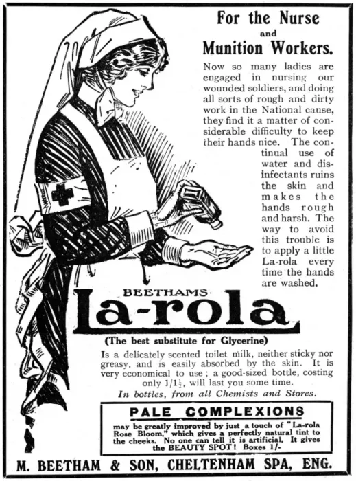 Framed Print : La-rola cream advertisement, WW1 Framed Print : La-rola cream advertisement, WW1