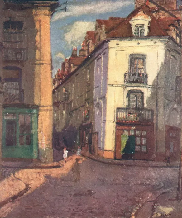 Framed Print : La Rue Cousin, Dieppe Framed Print : La Rue Cousin, Dieppe