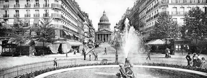 Framed Print : La Rue Soufflot and the Pantheon, Paris, France, early 1900s Framed Print : La Rue Soufflot and the Pantheon, Paris, France, early 1900s