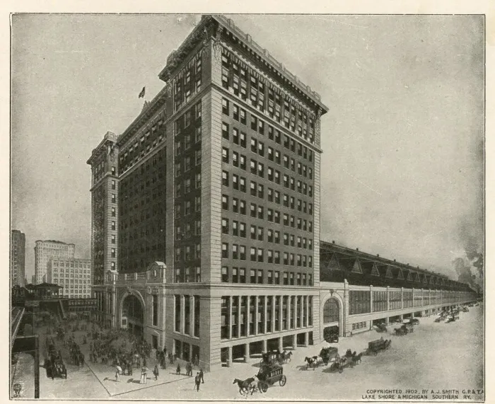 Framed Print : La Salle Street Station, Chicago, Illinois, USA