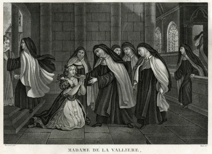 Framed Print : LA Valliere Becomes Nun Framed Print : LA Valliere Becomes Nun