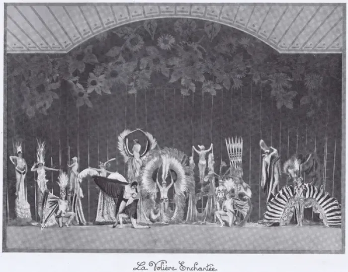 Framed Print : La Voliere Enchante from the show La Revue Mistinguett Framed Print : La Voliere Enchante from the show La Revue Mistinguett
