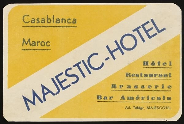 Label, Casablanca Hotel
