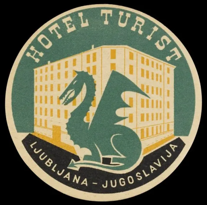 Framed Print : Label Hotel Slovenia Framed Print : Label Hotel Slovenia