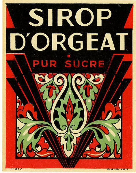 Label, Sirop d Orgeat