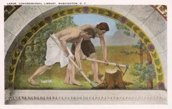 Framed Print : Labor by Charles Sprague Pearce Framed Print : Labor by Charles Sprague Pearce