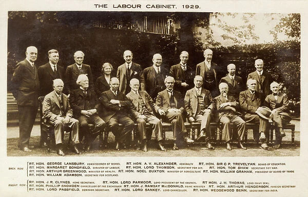 The Labour Party Cabinet under Ramsay MacDonald
