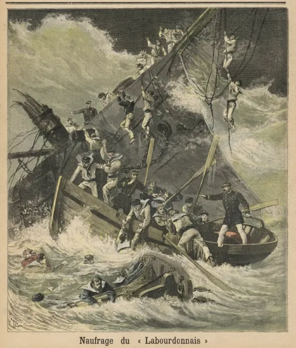 Framed Print : Labourdonnais Lost Atsea Framed Print : Labourdonnais Lost Atsea