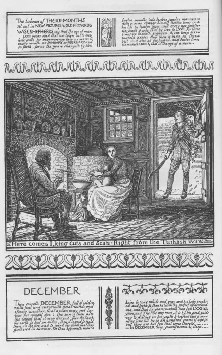 Framed Print : The labours of the XII months set out in new pictures and old proverbs Framed Print : The labours of the XII months set out in new pictures and old proverbs