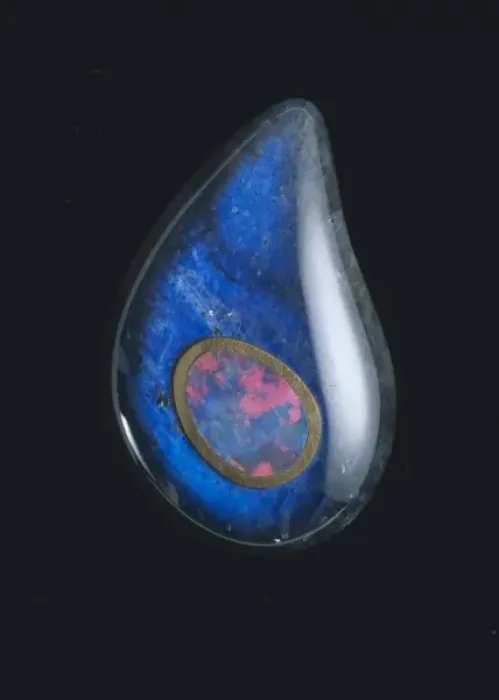 Framed Print : Labradorite carving Framed Print : Labradorite carving