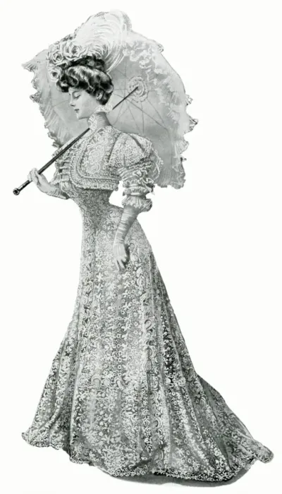 Framed Print : Lace frock 1906 Framed Print : Lace frock 1906