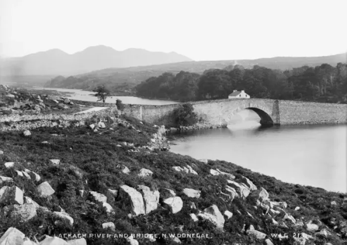 Framed Print : Lackagh River and Bridge, NW Donegall Framed Print : Lackagh River and Bridge, NW Donegall