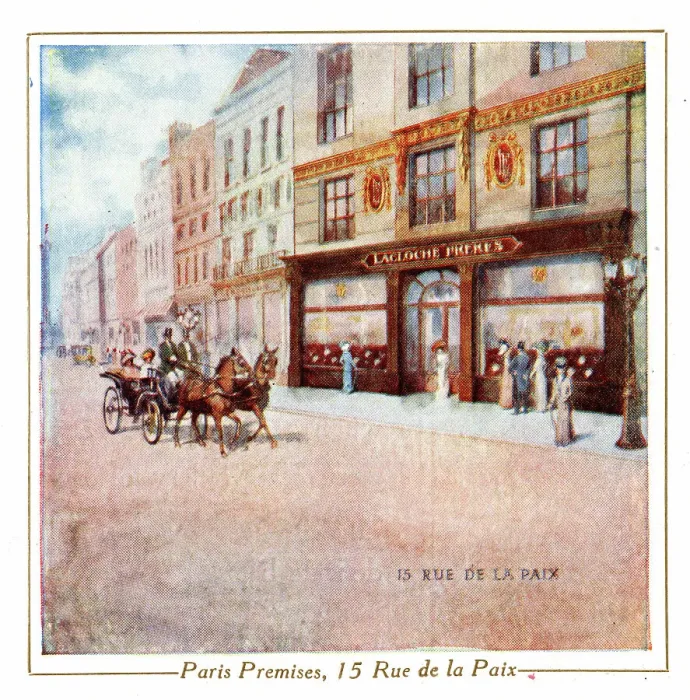 Framed Print : Lacloche Freres, Jewellers, Rue de la Paix, Paris Framed Print : Lacloche Freres, Jewellers, Rue de la Paix, Paris