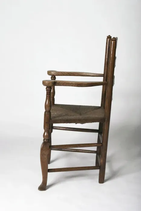 Framed Print : Ladder-back armchair Framed Print : Ladder-back armchair