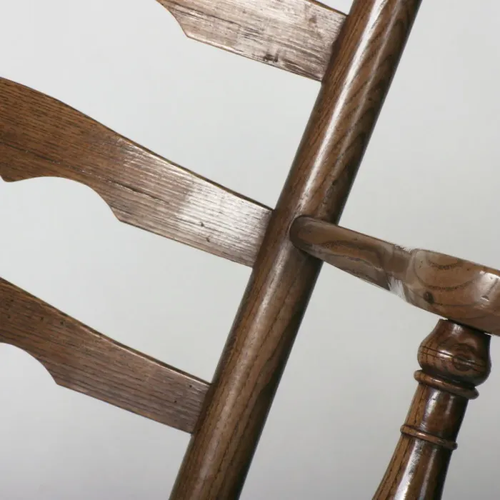 Framed Print : Ladder-back armchair, detail Framed Print : Ladder-back armchair, detail