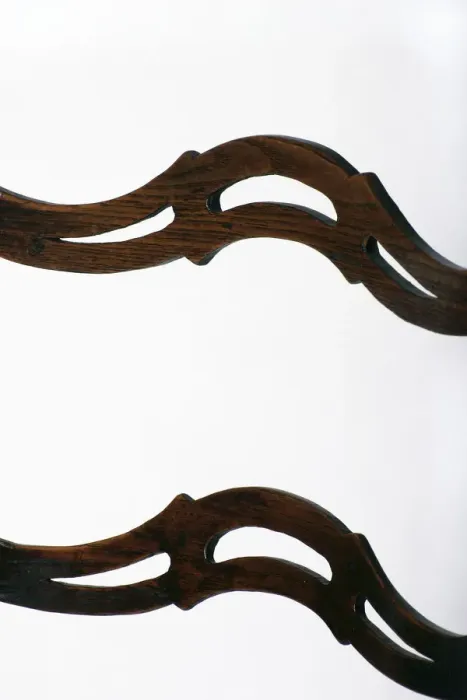 Framed Print : Ladder-back side chair, detail Framed Print : Ladder-back side chair, detail