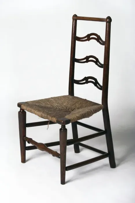 Framed Print : Ladder-back side chair Framed Print : Ladder-back side chair