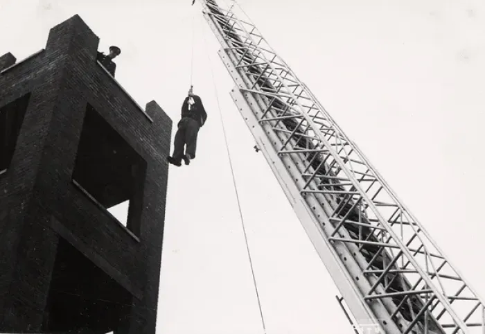 Framed Print : Ladder Drill Framed Print : Ladder Drill