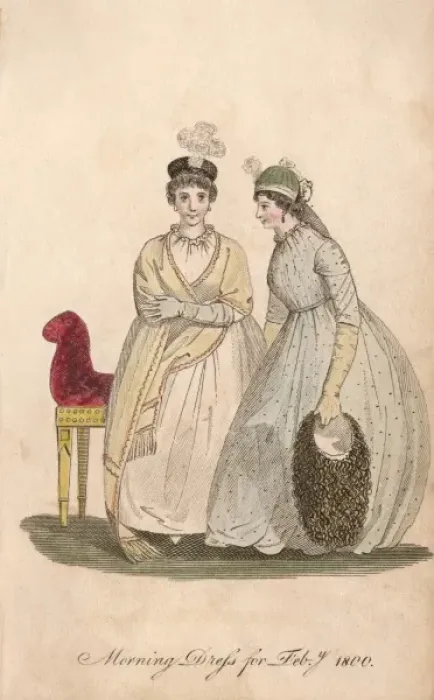 Framed Print : Two Ladies of 1800 Framed Print : Two Ladies of 1800