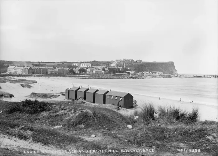 Framed Print : Ladies Bathing Place and Castle Hill, Ballycastle Framed Print : Ladies Bathing Place and Castle Hill, Ballycastle