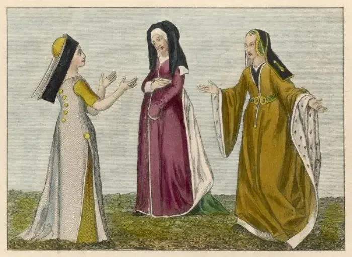 Framed Print : Ladies of C15Th Framed Print : Ladies of C15Th