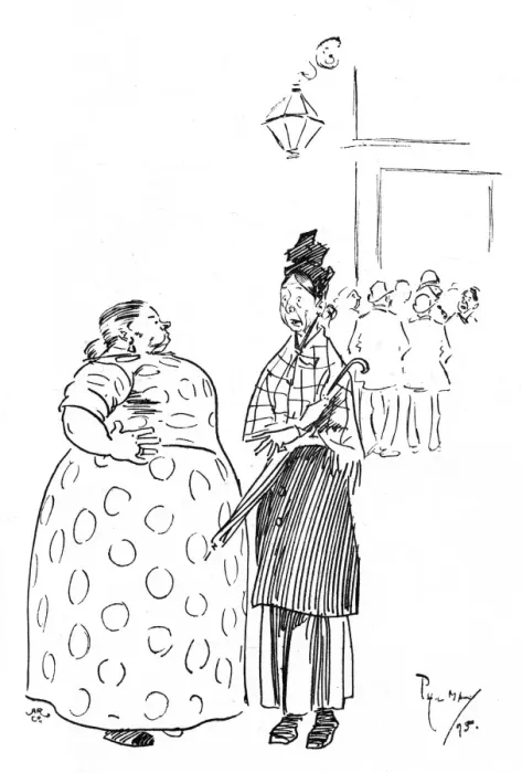 Framed Print : Ladies complaining od bad language from the pub Framed Print : Ladies complaining od bad language from the pub