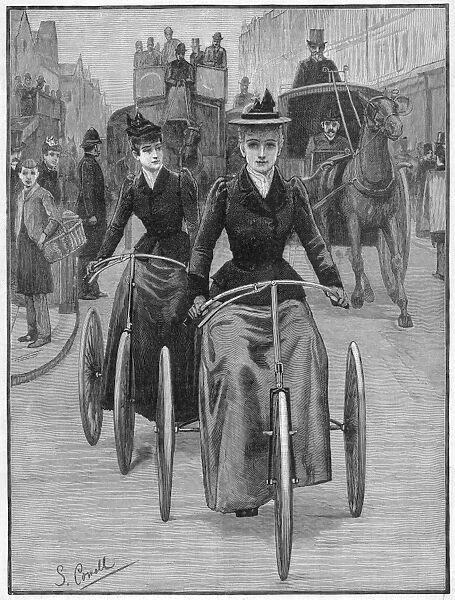 Ladies Cycling  /  1892