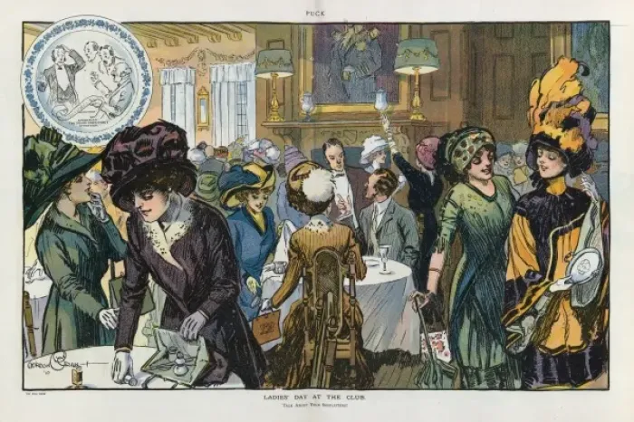 Framed Print : Ladies day at the club Framed Print : Ladies day at the club