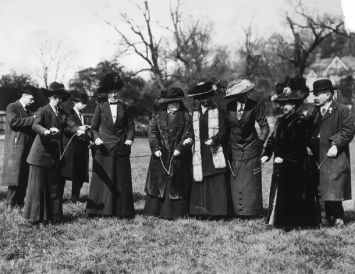 Framed Print : Ladies Dowsing / 1913 Framed Print : Ladies Dowsing / 1913