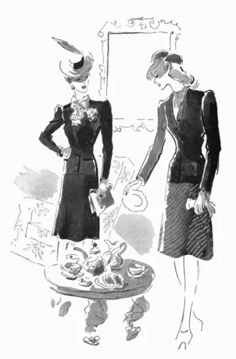 Framed Print : Ladies fashion, circa 1941 Framed Print : Ladies fashion, circa 1941