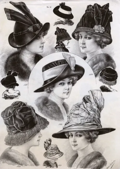 Framed Print : Ladies Hats manufactured by Atelier Bachwitz Framed Print : Ladies Hats manufactured by Atelier Bachwitz