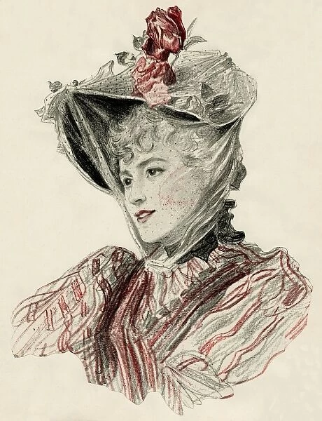 Ladies headdress 1896