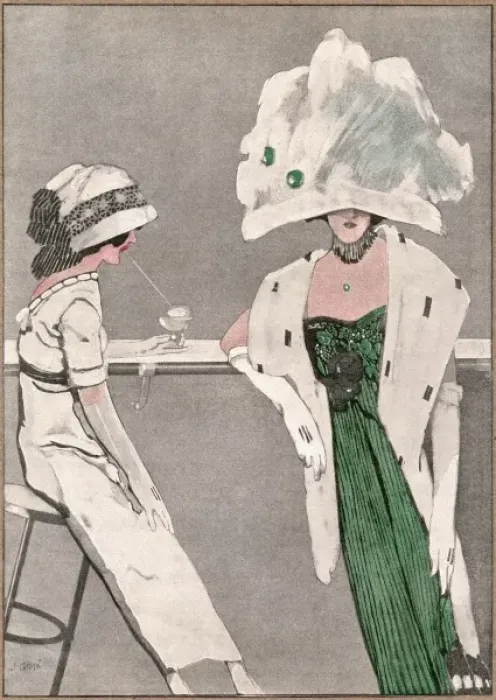 Framed Print : Ladies and Ice-Cream Framed Print : Ladies and Ice-Cream