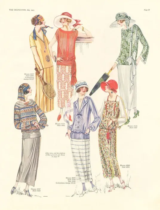 Framed Print : Ladies Outfits Framed Print : Ladies Outfits