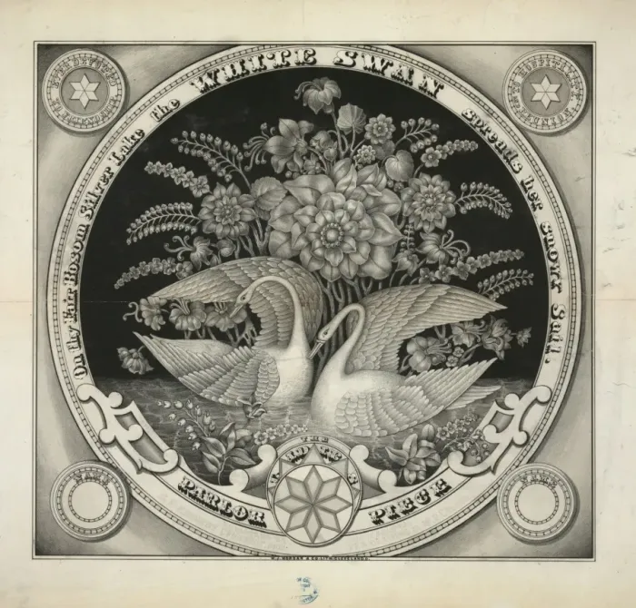 Framed Print : The ladies parlor piece Framed Print : The ladies parlor piece