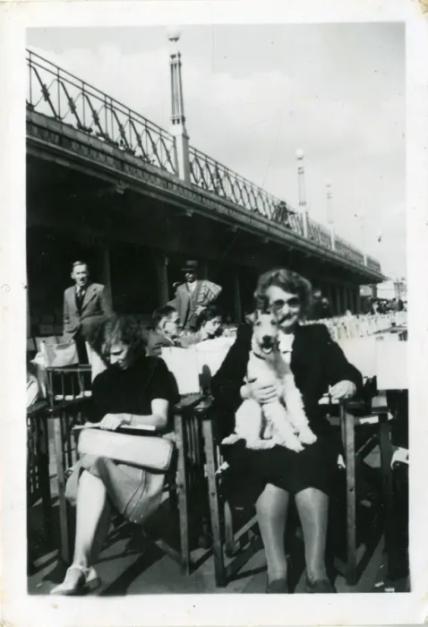 Framed Print : Ladies by The Promenade Framed Print : Ladies by The Promenade