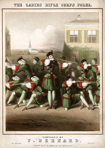 The Ladies Rifle Corps Polka, by F. Bernard