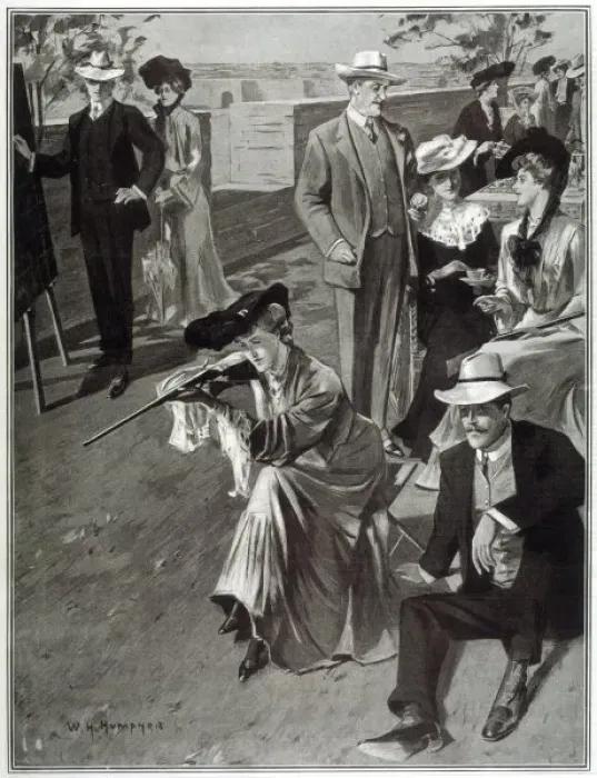 Framed Print : Ladies Shooting Contest Framed Print : Ladies Shooting Contest