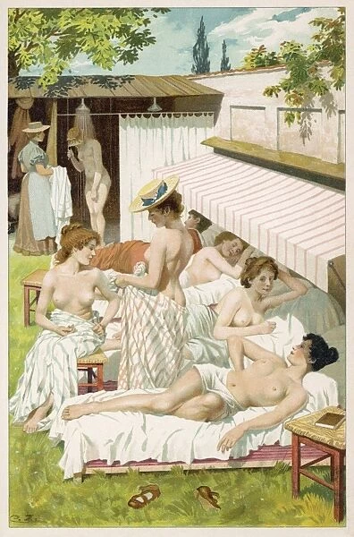 Ladies Sunbathing 1905